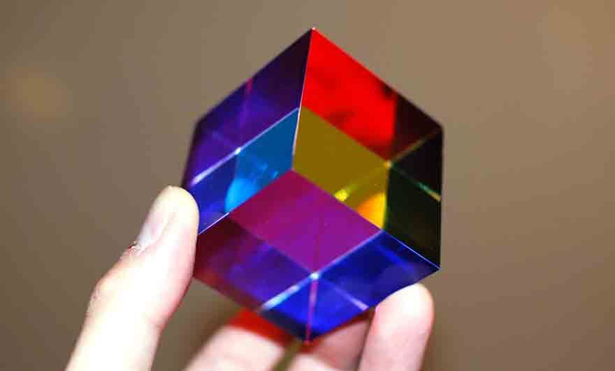 Sensory color cube for autistic children